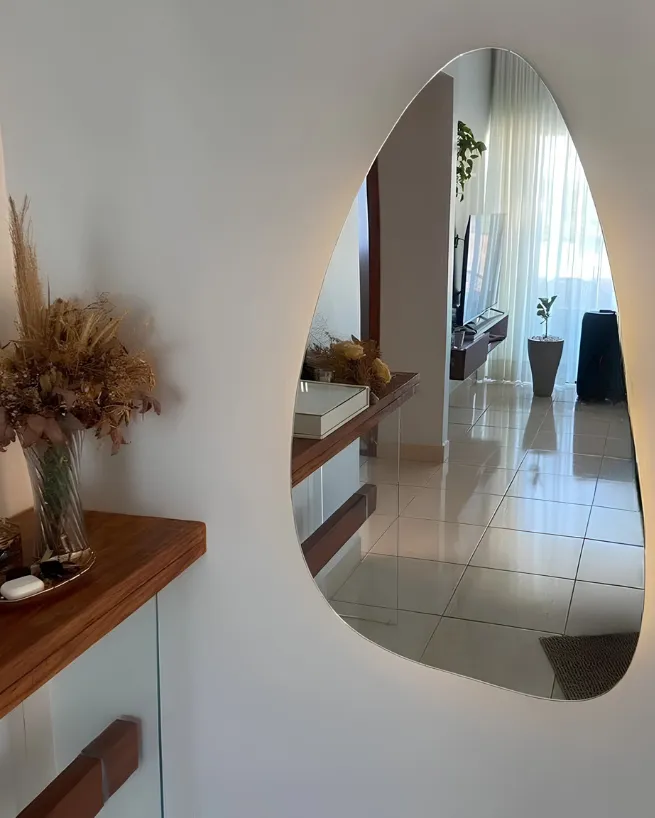 Espelhos em Nova Odessa - acabamento lapidado em espelho